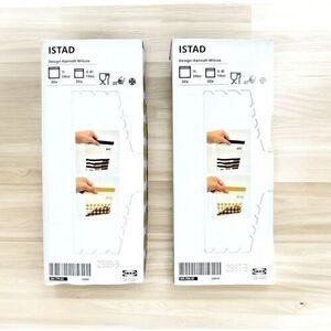 IKEA ISTAD Resealable Bag Patterned/Black Yellow 34 & 14 oz - 120‎ Bags/2 PACK